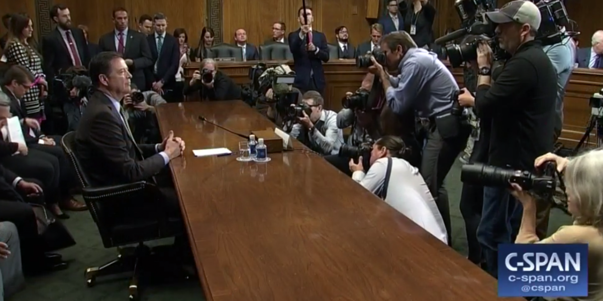 James Comey at Congressional hearing
