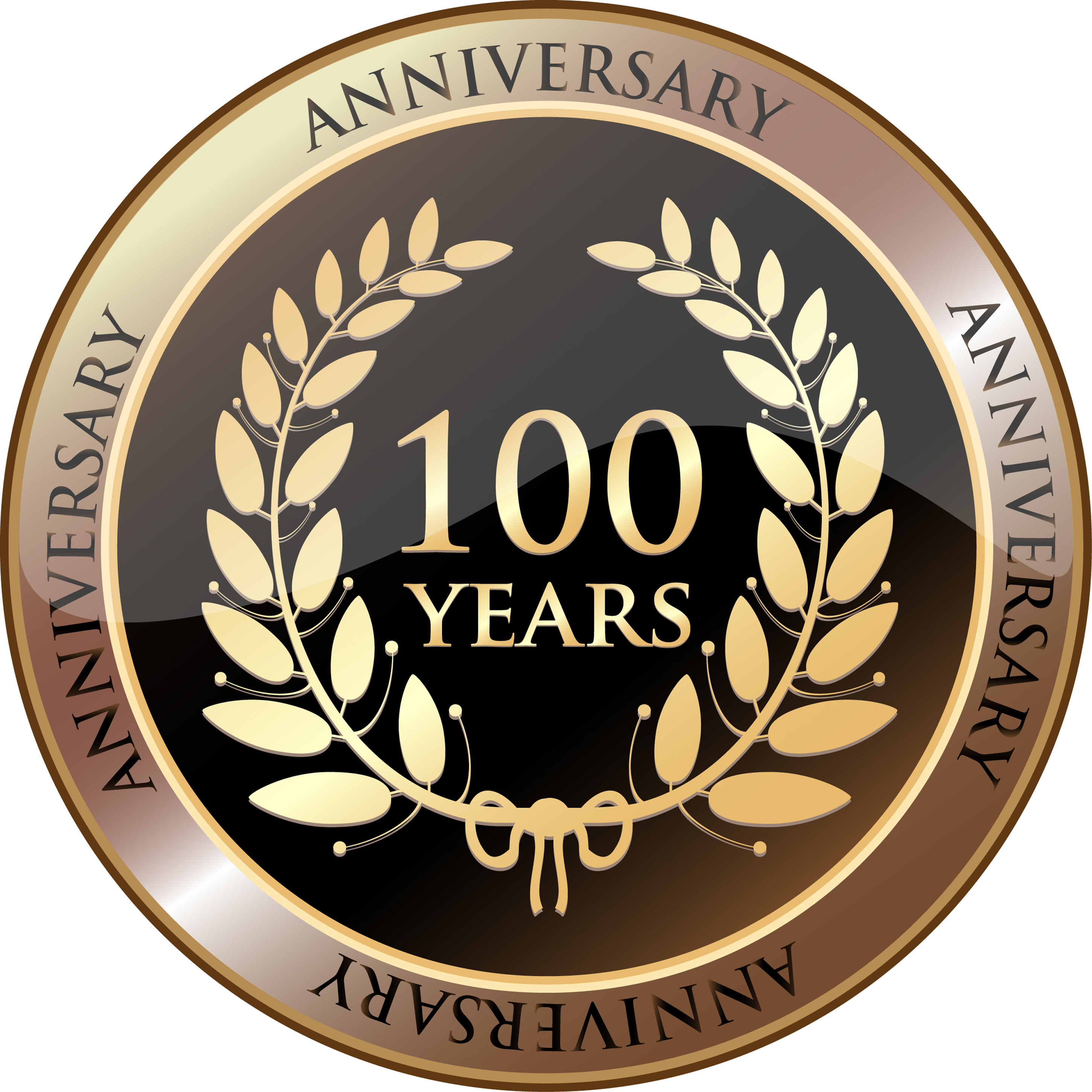 100 years celebrations logo